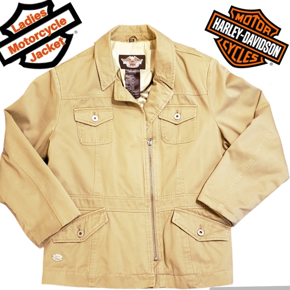 Harley-Davidson Khaki Motorcycle Jacket
